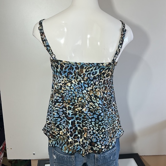 MAXIN OF HOLLYWOOD LEOPY PRINT TANKINI IN SIZE small - Picture 3 of 5